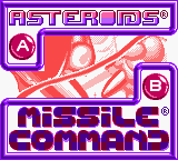 Arcade Classic No. 1 - Asteroids & Missile Command Title Screen